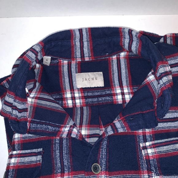 JACHS MFG NYC heavy men’s button-down plaid shirt - Picture 5 of 8